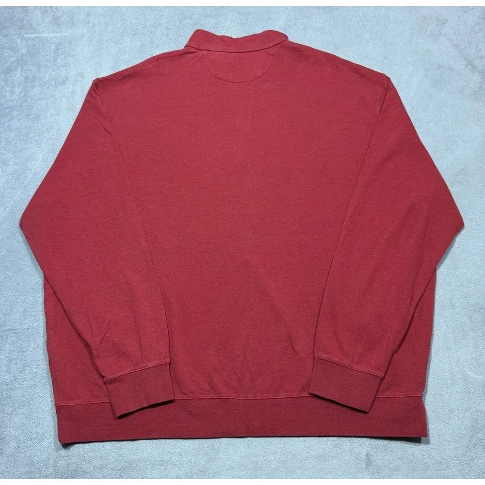 Polo Ralph Lauren 1/4 Zip Pullover Mens 3XB Big Red Performance Stretch Normcore
